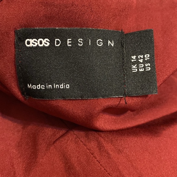 ASOS DESIGN 10 fallen shoulder draped bias maxi dress - Picture 8 of 9